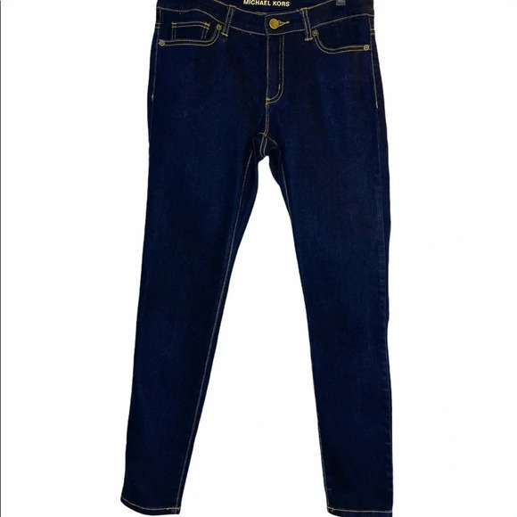 Michael Kors Dark Rinse Skinny Jean - Picture 6 of 16